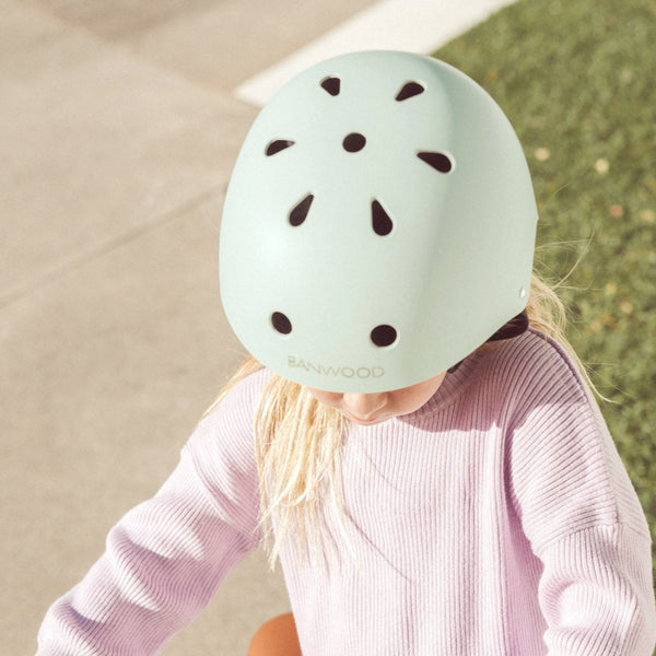 Banwood Childrens Classic Bike Helmet Pale Mint