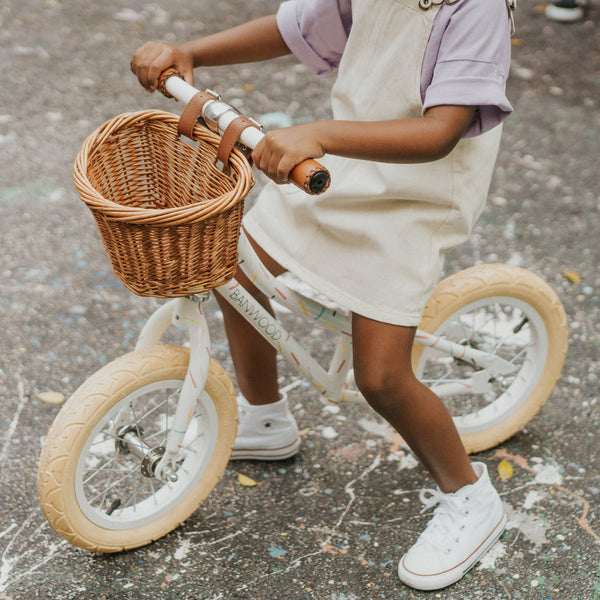 Banwood X Marest First Go! Balance Bike (White Sprinkle)