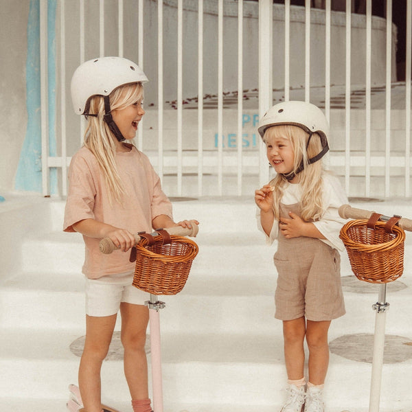 Banwood Kids Scooter with Basket (Cream)