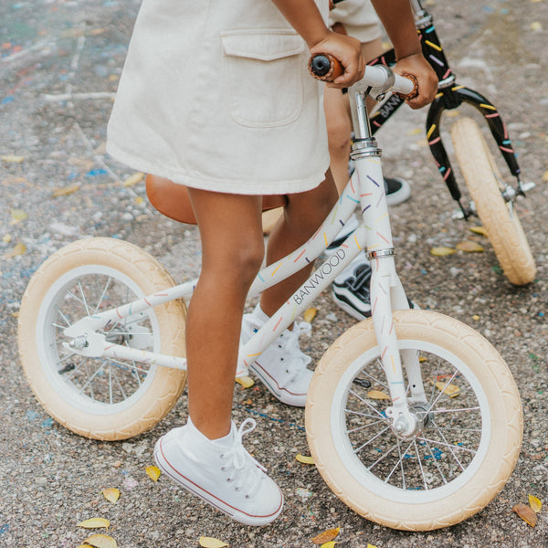 Banwood X Marest First Go! Balance Bike (White Sprinkle)