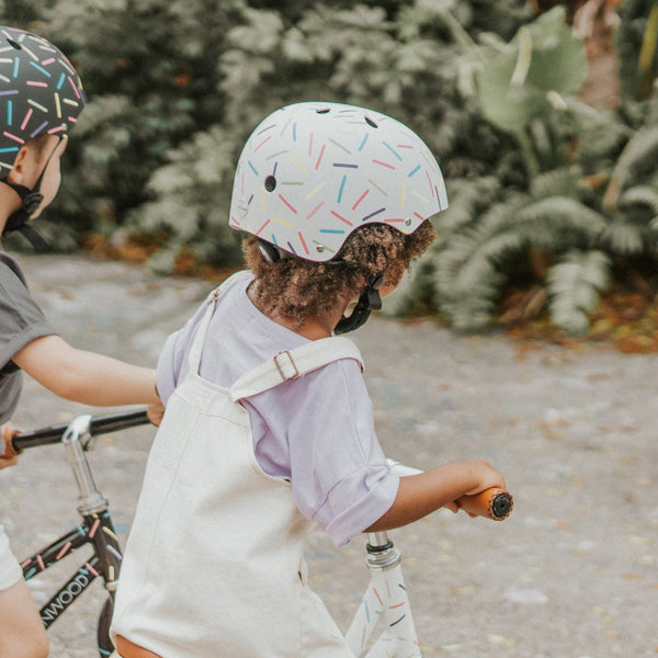 Banwood X Marest Classic Bike Helmet (White Sprinkle)