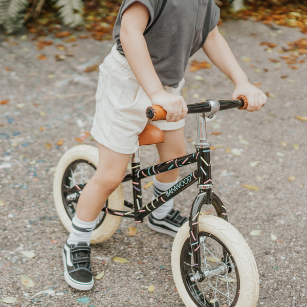 Banwood X Marest First Go! Balance Bike (Black Sprinkle)