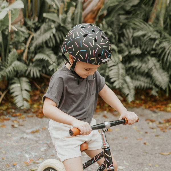 Banwood X Marest Classic Bike Helmet (Black Sprinkle)