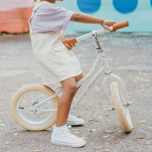 Banwood X Marest First Go! Balance Bike (White Sprinkle)