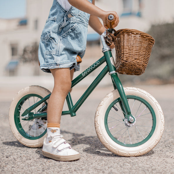 Banwood First Go! Balance Bike (Dark Green)