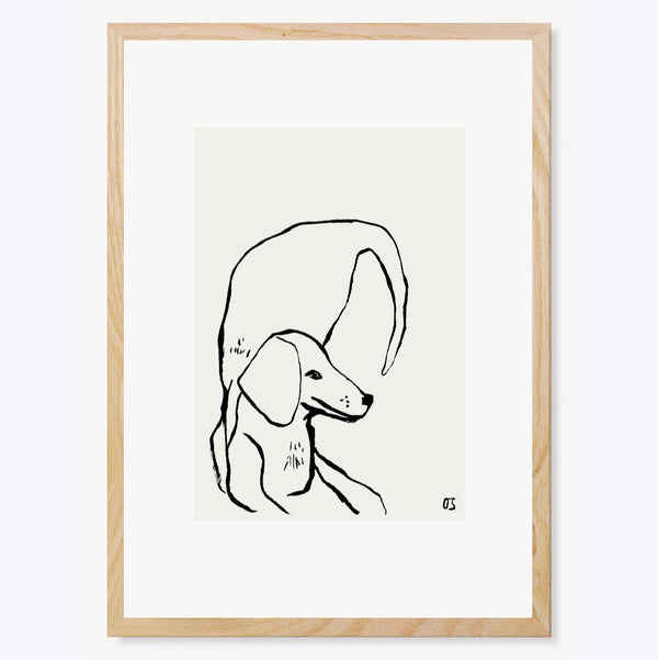 The Dachshund Art Print