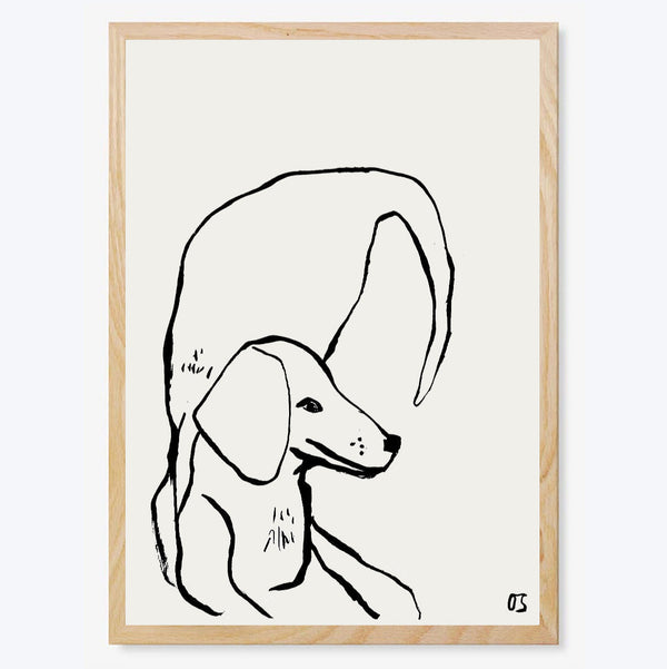 The Dachshund Art Print