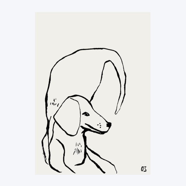 The Dachshund Art Print