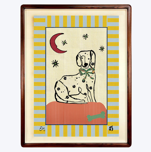 The Spotty Dog Art Print