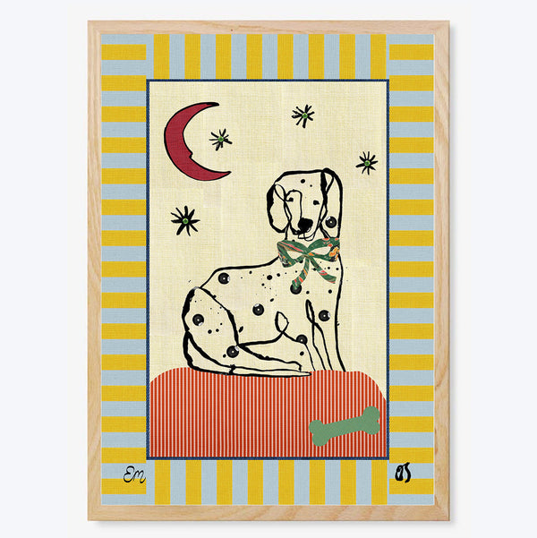 The Spotty Dog Art Print