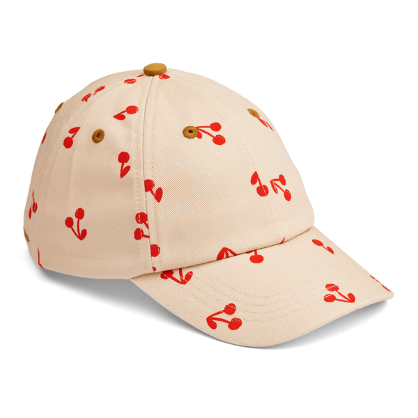 Danny Cherry Print Multi Panelled Cotton Cap (Apple Blossom)