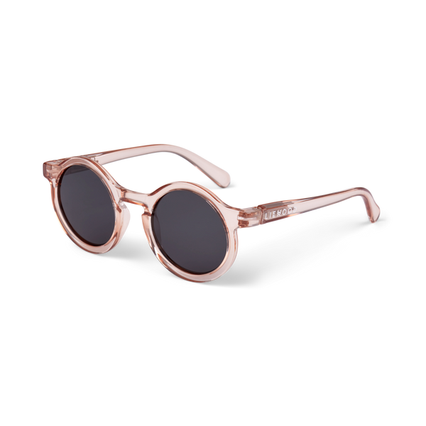 Darla Retro Mirrored Round Sunglasses (Rose)