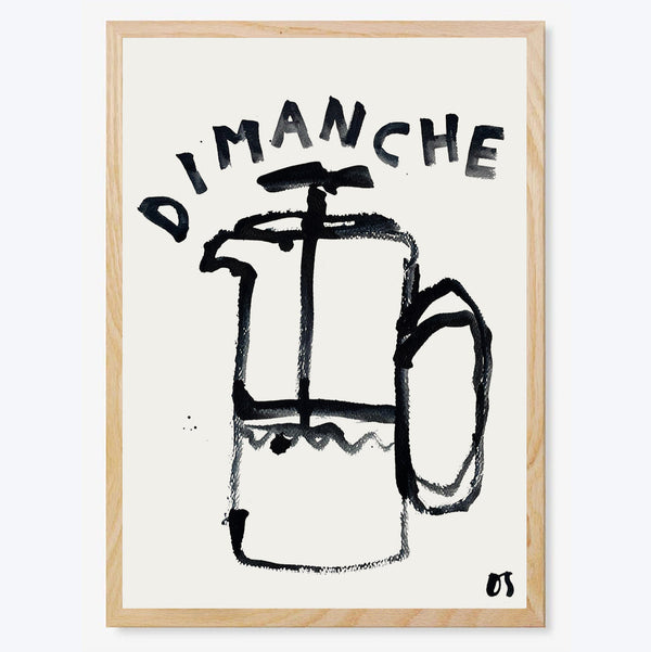 Dimanche Art Print