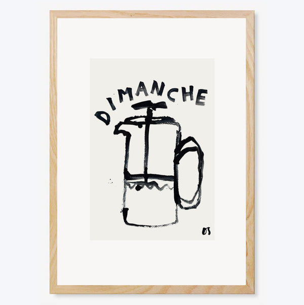 Dimanche Art Print