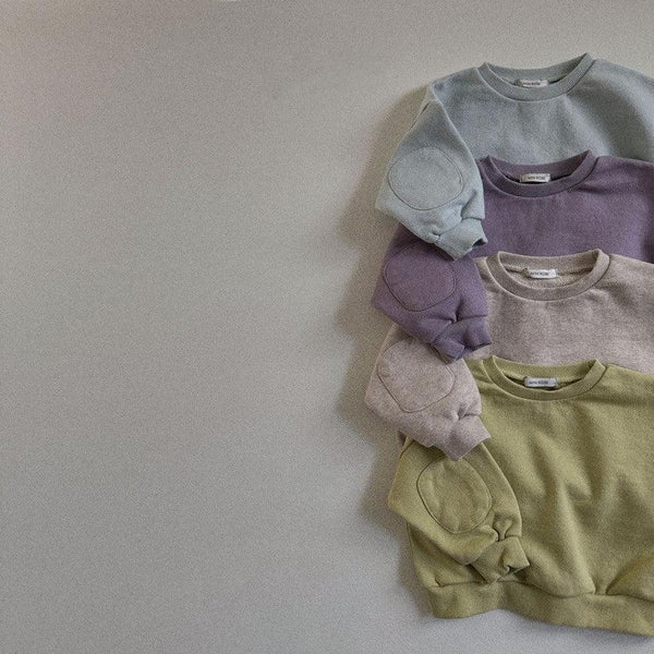 Thea Pastel Cotton Sweatshirt (Oat)