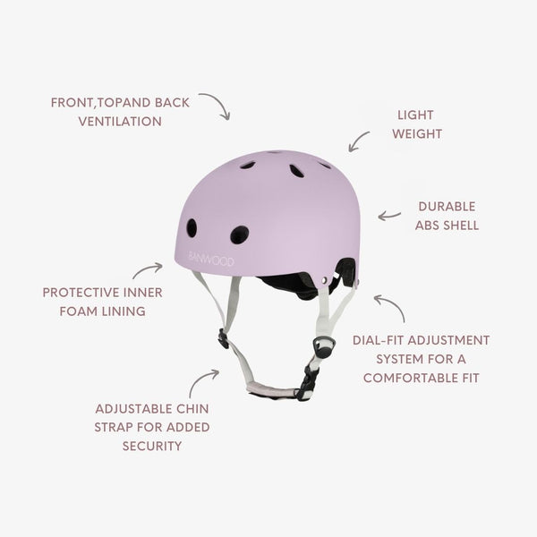 Banwood Eco Bike Helmet (Lavender)