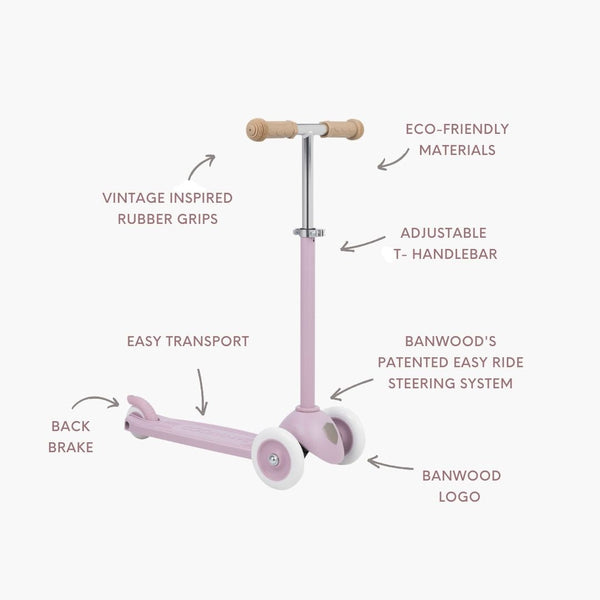 Banwood Eco Kids Scooter (Lavender)