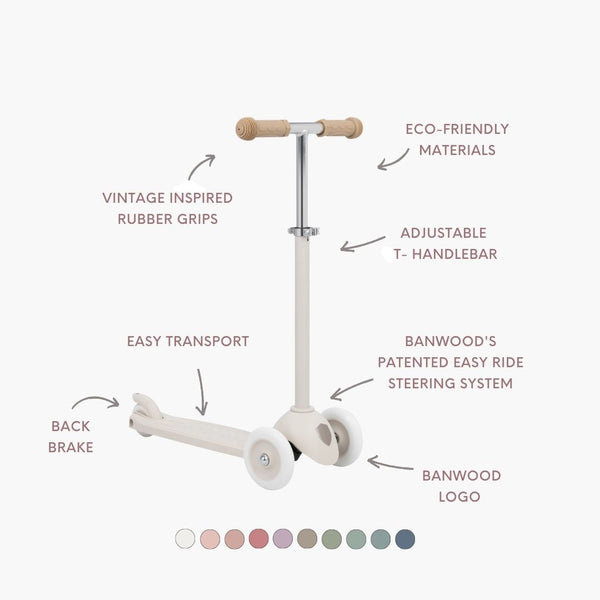 Banwood Eco Kids Scooter (Ivory)