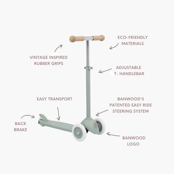 Banwood Eco Kids Scooter (Clay)