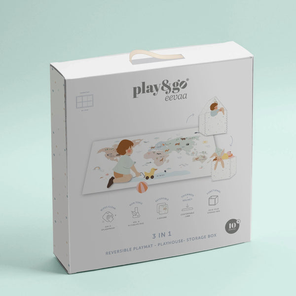Tiloo World Map Puzzle Piece Foam Playmat