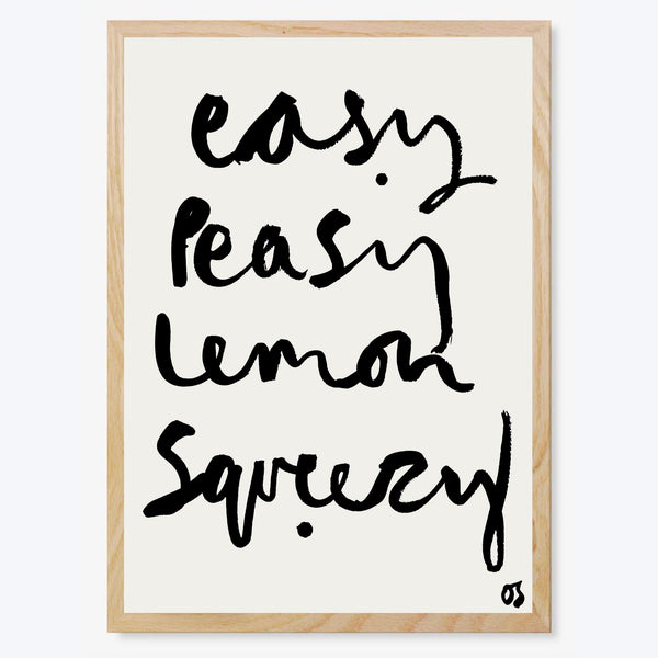 Easy Peasy Art Print