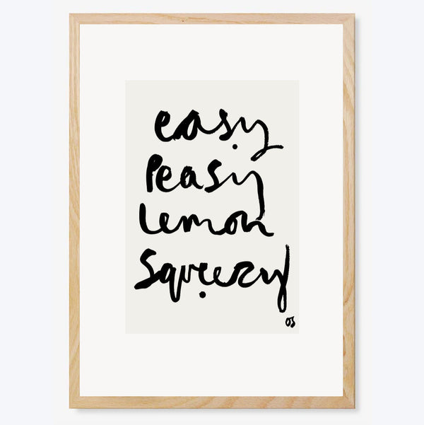Easy Peasy Art Print