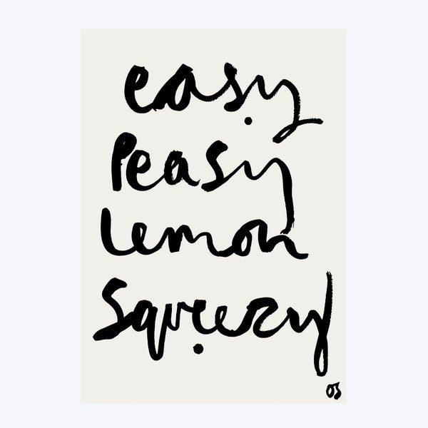 Easy Peasy Art Print