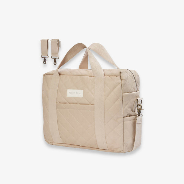 Baby Changing Bag with Pram Clips (Natural)