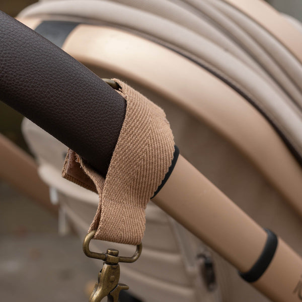 Baby Changing Bag with Pram Clips (Latte)