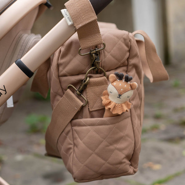 Baby Changing Bag with Pram Clips (Latte)