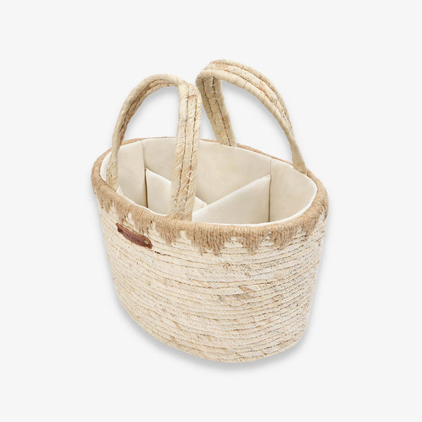 Maize Handwoven Nappy Caddy (Natural)