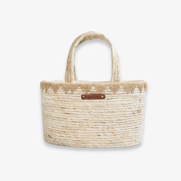 Maize Handwoven Nappy Caddy (Natural)