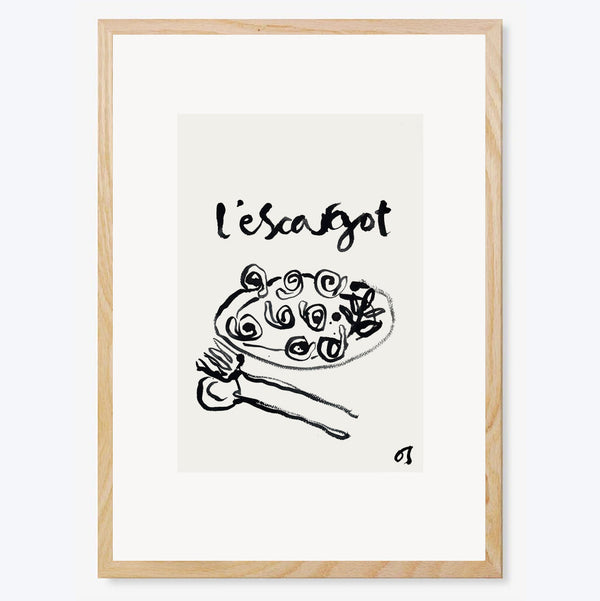 L'Escargot Art Print