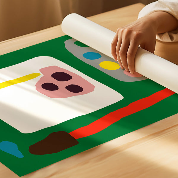 Fine Artist Art Print (Green)