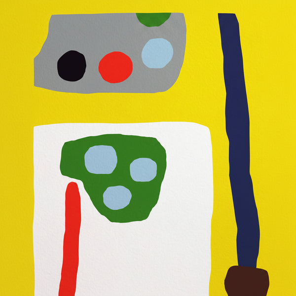 Fine Artist Art Print (Yellow)