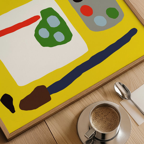 Fine Artist Art Print (Yellow)