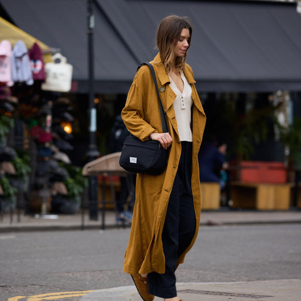 Frida Eco Stroller Organiser With Stroller Clips (Black)