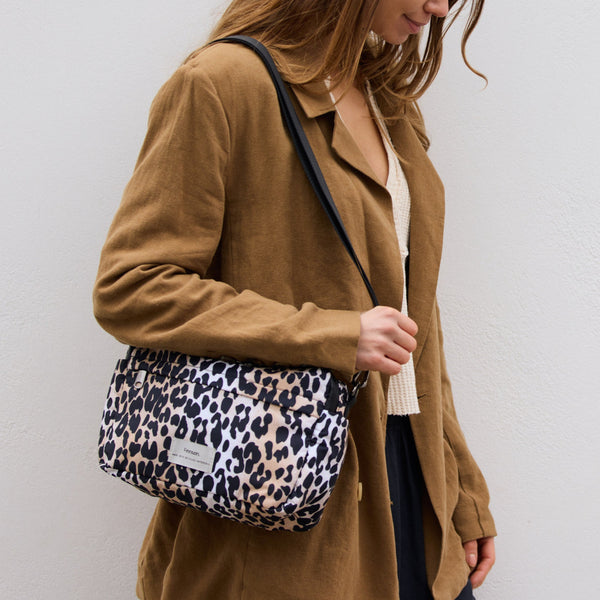 Frida Eco Stroller Organiser With Stroller Clips (Leopard)