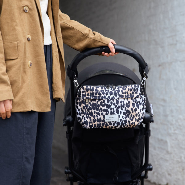 Frida Stroller Organiser Bag (Leopard)