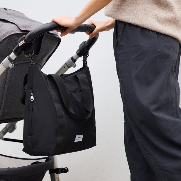 Selby Mama Tote Bag with Change Mat (Black)