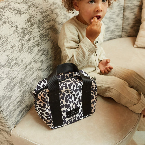 Ebba Eco Lunch + Snack Cool Bag (Leopard)