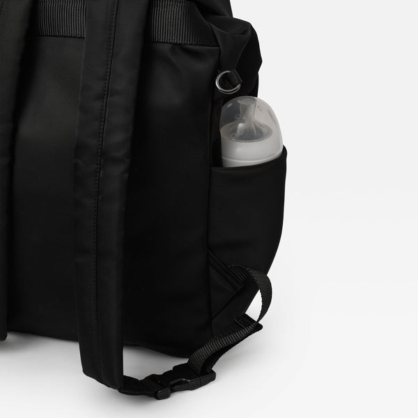 Elise Eco Baby Changing Backpack With Changing Mat (Black)