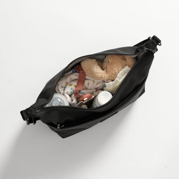 Fia Eco Stroller Organiser With Stroller Clips (Black)