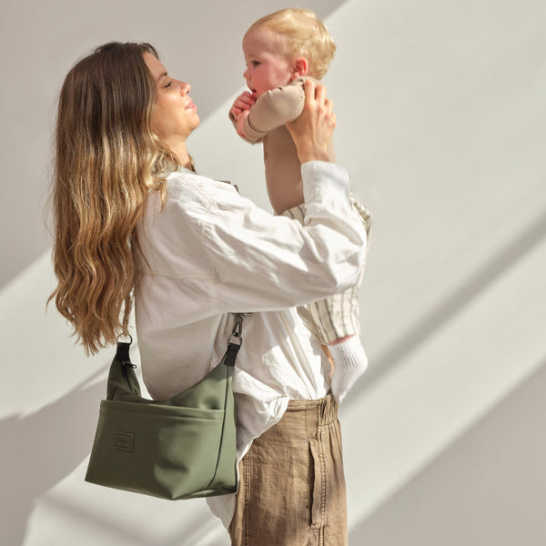 Fia Eco Stroller Organiser With Stroller Clips (Khaki)