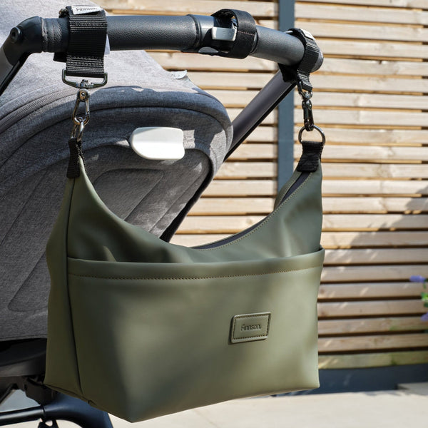 Fia Eco Stroller Organiser With Stroller Clips (Khaki)