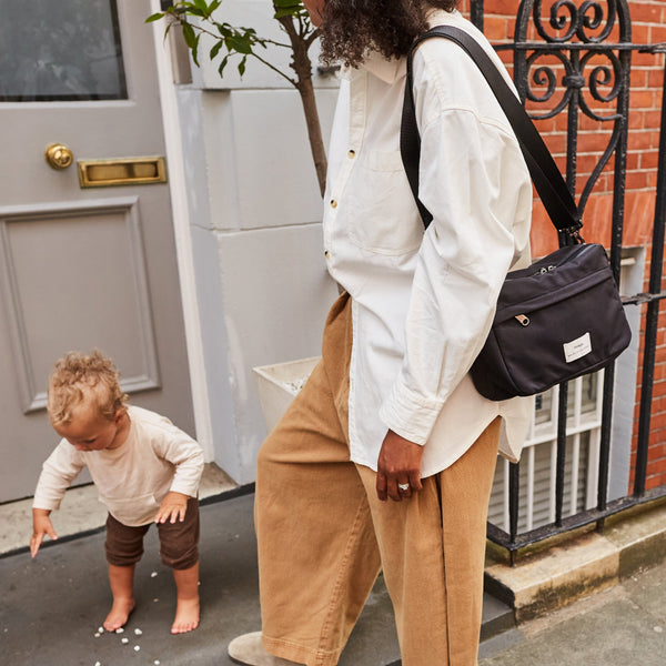 Frida Eco Stroller Organiser With Stroller Clips (Black)