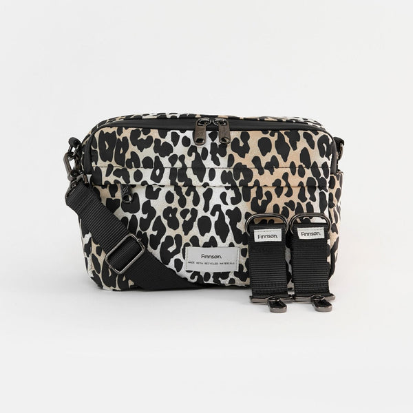Frida Eco Stroller Organiser With Stroller Clips (Leopard)