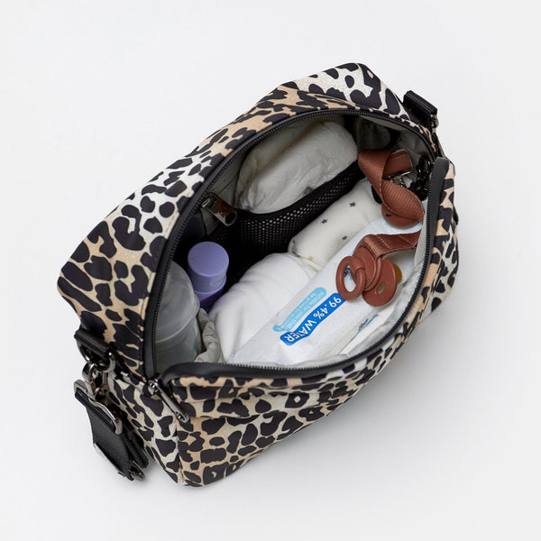 Frida Eco Stroller Organiser With Stroller Clips (Leopard)
