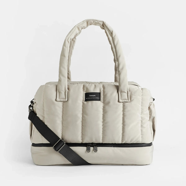 Innes Eco Quilted Changing Bag With Changing Mat (Taupe)