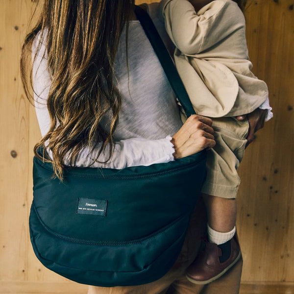 Osma Eco Stroller Organiser With Stroller Clips (Black)